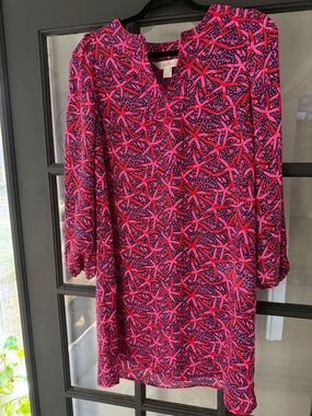 Lilly Pulitzer V-Neck Tunic Women’s Dress Size 4